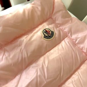 Moncler Pink Baby Blanket